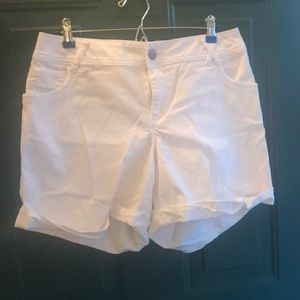 Lane Bryant White Shorts